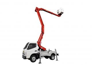 P 160 A Palfinger Trailer Mounted Articulating Boom Lifts