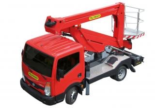P 200 A Palfinger Trailer Mounted Articulating Boom Lifts