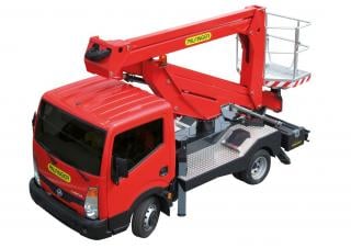 P 200 A-R Palfinger Trailer Mounted Articulating Boom Lifts