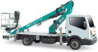 P 21 T 10 Imer Truck Mounted Telescopic Boom Lifts