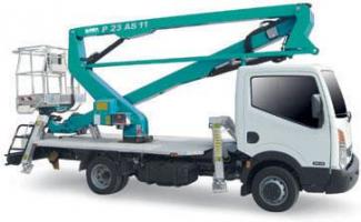 P 23 AS 11 Imer Trailer Mounted Articulating Boom Lifts