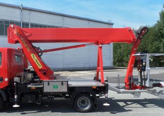 P 250 BK Palfinger Truck Mounted Telescopic Boom Lifts