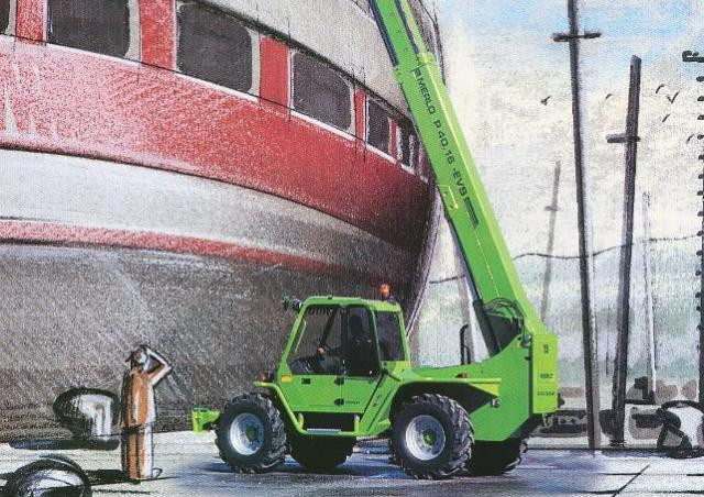 Merlo P 40.16 EVS Telehandler Specs & Dimensions (1998 - 2001)
