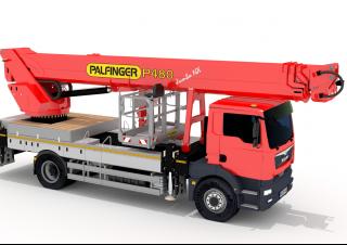 P 480 Palfinger Truck Mounted Telescopic Boom Lifts
