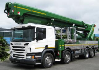 P 640 Palfinger Truck Mounted Telescopic Boom Lifts