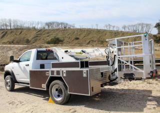 P110V Danilift Truck Mounted Telescopic Boom Lifts