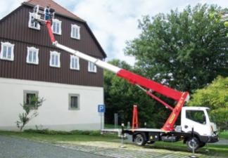 P210BK Palfinger Truck Mounted Telescopic Boom Lifts