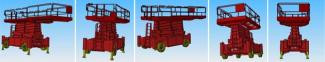 PB PB S 170-24 E Wheeled scissor lifts (2010 - 2014) Specifications & Dimensions