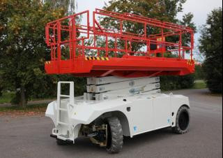 PB PB S128-19EP HT Wheeled scissor lifts (2016 - 2023) Specifications & Dimensions