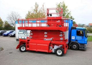 PB PB S240-24E 4x4 Wheeled scissor lifts (2014 - 2018) Specifications & Dimensions