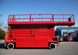PB PB S275-14ES 4x4 Wheeled scissor lifts (2019 - 2023) Specifications & Dimensions