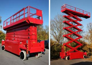 PB PB S275-24ES 4x4 Wheeled scissor lifts (2019 - 2023) Specifications & Dimensions