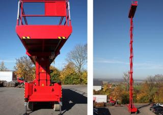 PB PB S320-14ES 4x4 Wheeled scissor lifts (2019 - 2026) Specifications & Dimensions