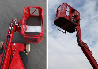 PB PB TOPDINO 126 D II Wheeled Articulating Boom Lifts (2009 - 2018) Specifications & Dimensions