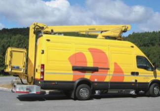 PD 162 V Palfinger Truck Mounted Telescopic Boom Lifts