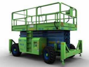 PE 18 EMC Wheeled scissor lifts