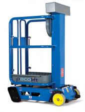 Pecolift Power Towers Single Vertical Mast Boom Lifts