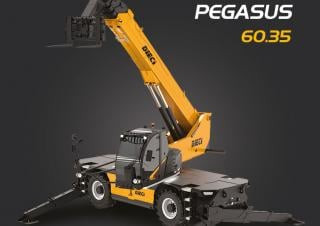 Dieci Pegasus 60.35 Rotating Telehandler Specs & Dimensions (2022 - 2026)