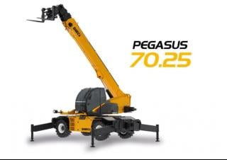 Dieci Pegasus 75.25 Rotating Telehandler Specs & Dimensions (2022 - 2026)