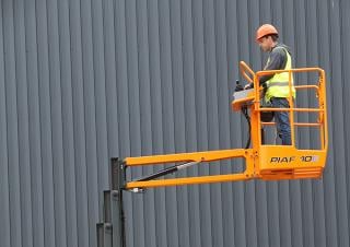 PIAF 10RE ATN Single Vertical Mast Boom Lifts