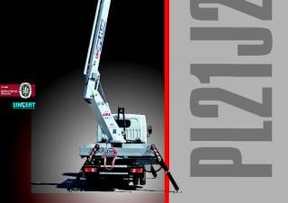 PL 21 J 2 CMC Trailer Mounted Articulating Boom Lifts
