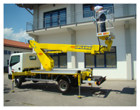 PLA 190 SUP Truck Mounted Telescopic Boom Lifts