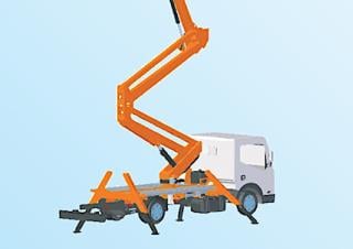 PNT205N ISOLI Trailer Mounted Articulating Boom Lifts