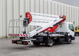 PNT220NLX ISOLI Trailer Mounted Articulating Boom Lifts