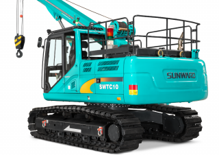 Sunward SWTC10 crane - load chart, specs & dimensions (2025 - 2026)