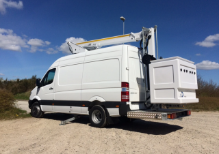 PV155V Danilift Truck Mounted Telescopic Boom Lifts