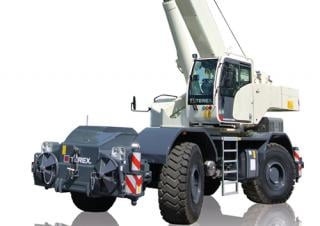 TEREX CRANES Quadstar 1065 crane - load chart, specs & dimensions (2017 - 2019)