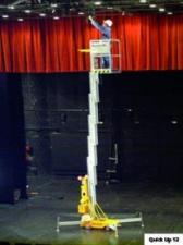 QuickUp 11 Haulotte Single Vertical Mast Boom Lifts