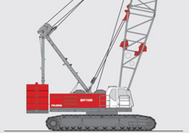 Fuwa QUY150A crane - load chart, specs & dimensions (2017 - 2026)
