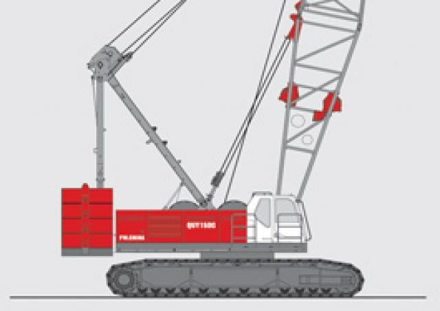 Fuwa QUY150C crane - load chart, specs & dimensions (2017 - 2026)