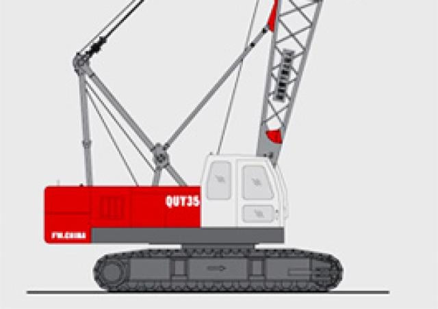 Fuwa QUY35 crane - load chart, specs & dimensions (2017 - 2026)