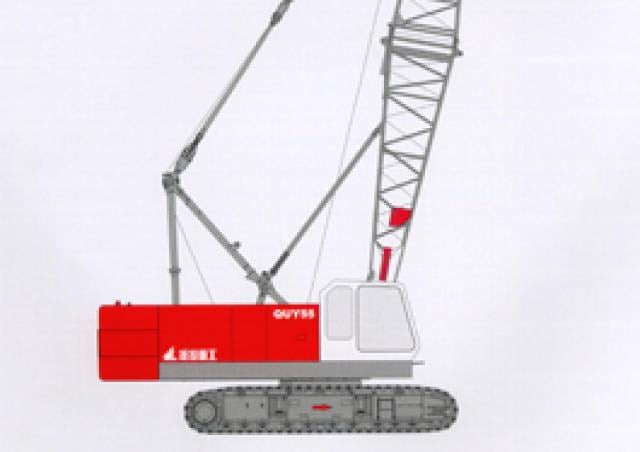 Fuwa QUY55 crane - load chart, specs & dimensions (2017 - 2026)