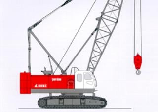 Fuwa QUY80B crane - load chart, specs & dimensions (2017 - 2026)