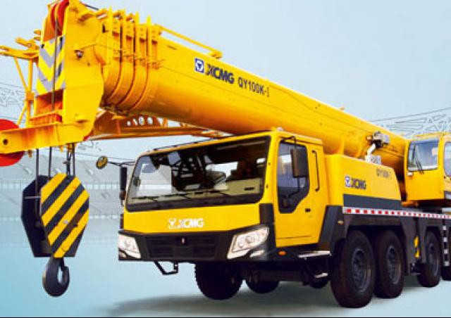 XCMG QY100K-I crane - load chart, specs & dimensions (2017 - 2026)