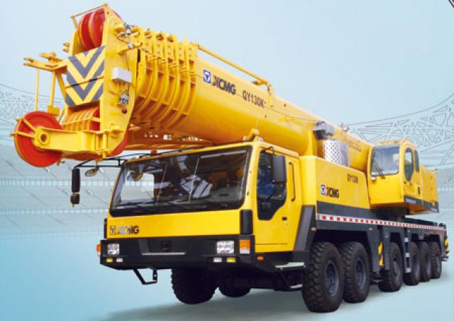 XCMG QY130K crane - load chart, specs & dimensions (2017 - 2026)