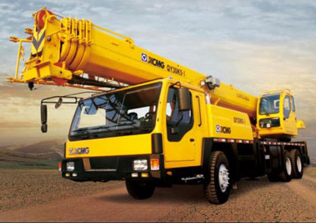 XCMG QY30K5-I crane - load chart, specs & dimensions (2017 - 2026)