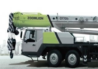 Zoomlion QY70V532 crane - load chart, specs & dimensions (2017 - 2020)