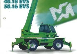 Merlo Roto 40.18 EVS Rotating Telehandler Specs & Dimensions (1998 - 2002)
