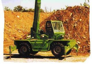 Merlo Roto 45.21 KTJ Rotating Telehandler Specs & Dimensions (2002 - 2004)