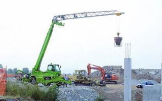 Merlo Roto 45.21 MCTJ Rotating Telehandler Specs & Dimensions (2010 - 2013)