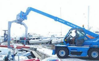 Merlo Roto 50.10 KS Rotating Telehandler Specs & Dimensions (2004 - 2006)