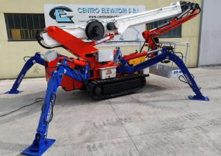 Basket RQG 25 spider Crawler Telescopic Boom Lifts (2004 - 2010) Specifications & Dimensions
