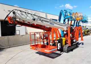 Basket RQG 30 spider Crawler Telescopic Boom Lifts (2004 - 2010) Specifications & Dimensions