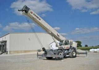 Terex Bendini RT 100 crane - load chart, specs & dimensions (2010 - 2013)