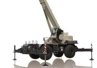 TEREX CRANES RT 100US crane - load chart, specs & dimensions (2017 - 2026)