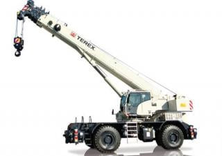 TEREX CRANES RT 1080 L crane - load chart, specs & dimensions (2019 - 2026)